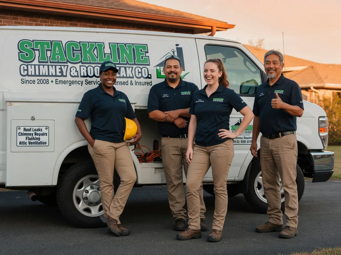 Chimney flashing repair company in Jamestown, ND